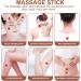 Lurrose 36cm Wood Massage Stick | Trigger Point Massage Roller for Muscle Release | Manual Back Massager & Hand Roller - Buy Online on GoSupps.com