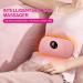 Wireless Electric Heating Pillow for Women - Safe with 3 Massage Modes Adjustable Temperature & Noise-Free Relief - Perfect for Pain Relief in Pink - Buy Online on GoSupps.com