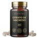 Pure Magnesium Citrate 400 mg | 240 Capsules (up to 8 months) - Natural supplement with high concentration and absorption for muscle, bone and mental health | Made in Spain
