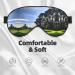 Golf Course & Tree Print Unisex Sleep Mask | Double-Sided Eye Mask for Sound Sleep & Skin Care - Buy Online on GoSupps.com