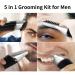 Buy the Best 5 in 1 Multi-functional Beard Trimmer Kit - Waterproof Rechargeable Men's Grooming Set with Dual Shaver & Precision Nose/Ear Trimmer (Black - Buy Online on GoSupps.com