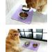 Toplory Waterproof Non-Slip Silicone Feeding Mat for Dogs & Cats - 53x37cm Purple Bowl Pad - Buy Online on GoSupps.com