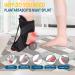Adjustable Plantar Fasciitis Night Splint for Men & Women - Relief for Achilles Tendonitis & Foot Drop - Black Orthotic Brace - Buy Online on GoSupps.com