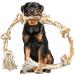 Extra Large Dog Toy Rope for Aggressive Chewers | 127cm Tough 7 Knot Indestructible Cotton Tug Toy for Large & Medium Breeds - Buy Online on GoSupps.com