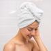 Nano Towels Hair Drying Wrap | Gentle Drying for Fine, Delicate, Curly & Frizzy Hair | Replaces Hair Dryers & Cotton Towels | One Size Fits All 10x26 Inch - Buy Online on GoSupps.com