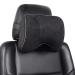Easy Eagle Auto Naked pillow made of suede and memory foam neck pillow with removable fastening belt for car seat black 1 piece
