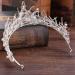 Miranda's Bridal Women's Pearl Crown Tiara Headband for Pageants and Bridal Shoots - Buy Online on GoSupps.com