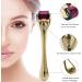 Derma Roller 1.5mm AISONBOO Needle 540 Titanium Micro Needles Roller for Hair Loss Wrinkles Sun Damage Dark Spots Ance Scars Cellulite Stretch Marks to Use on Face Eyes Body - Buy Online on GoSupps.com