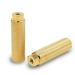 Vansa 1 Pair 3/8 inch - 26 Teeth Aluminum Alloy with Electroplated Finishes Bike Pegs for Mountain Bike BMX Equipment Metal Gold 3/8 inch