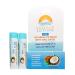 Summer Lotion Zinc Oxide Lip Balm SPF 15 Sunscreen 2-Pack - Coconut Flavor - Buy Online on GoSupps.com