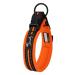 PETTOM Dog Collar Adjustable Nylon Dog Collar Breathable Reflective Collar (Orange M) M Orange