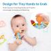Accevo Bite Ring - Soft Silicone Baby Toy for 3+ Months | Teething Aid & Gripping Gift for Babies 6 Months+ - Buy Online on GoSupps.com