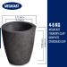 8KG MegaCast Foundry Clay Graphite Crucible for Melting Casting & Refining Gold Silver Copper Brass Aluminum - Buy Online on GoSupps.com