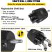 Mophorn Helm 1.4 Hydraulic Outboard Steering Pump HH4314-3 - High Performance Steering Pump - Buy Online on GoSupps.com