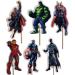 24 Pcs Set Avenger s Superhero Birthday Cake Decoration for Birthday Decoration Avenger Birthday Cupcake Toppers Superhero Theme - Buy Online on GoSupps.com