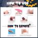 Shop Black Press on Nails - Medium Almond Gothic Ombre Acrylic False Nails | 24 Pcs Glam Manicure - Buy Online on GoSupps.com