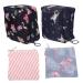 Ipetboom 4 pieces women bandage storage bag multifunts storage pocket women hygiene wallet women wallet menstrual bag tampon wallet ladies bandage