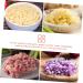 HOMSFOU Garlic Chopper Manual Food Chopper Onion Chopper Electric Vegetable Shredder Ginger Masher Mini Garlic Kitchen Food Mincer Spice Chopper Chili Joystick Meat Crusher Pink 10.5X10.5X6.5CM - Buy Online on GoSupps.com