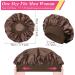 Satin Silk Bonnet Set for Curly Hair - 2pc Night Sleep Caps in Black Coffee | Hair Wrap for Women - Buy Online on GoSupps.com