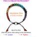 JSDDE 7 Chakra Crystal Stone Rope Bracelet for Women - Natural Gemstone Jewelry - Buy Online on GoSupps.com