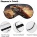 Bearded Dragon Lizard Sleep Mask - Ultra-Light Blocking Eye Mask for Comfortable Sleep | Travel Eye Cover for Men & Women - Buy Online on GoSupps.com