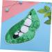 Tofficu 3pcs Sewing Patches Craft Patches Denim Dress for Women Multicolor Dress Tongue Subsidy Men's Lips Greenx3pcs mediumx3pcs - Buy Online on GoSupps.com
