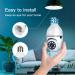 Jennov 3MP/2K Light Bulb Security Camera | Wireless Outdoor/Indoor Surveillance 360 Camera | Motion Detection, Color Night Vision, Two-Way Talk | WiFi Home Lightbulb Camera - Buy Online on GoSupps.com