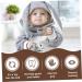 Didiseaon 10pcs Wooden Teething Pendant for Babies - Beech Wood Teether with Cartoon Design 5X6.3CM - Buy Online on GoSupps.com