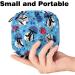 Marine Jellyfish Pattern Underwater Sanitary Napkin Storage Bags for Women & Teen Girls - Menstrual Cup Holder with Silent Insert - Colorful & Durable - Buy Online on GoSupps.com