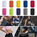 ONUPGO 4 Inch Wrist Sweatband - Elastic Athletic Wristbands for Gymnastics, Basketball, Tennis, Football - 1 Pair, Black - Buy Online on GoSupps.com