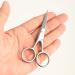 YUXIANLB Nose Hair Scissor 2 Pcs Stainless Steel Small Straight Tip Eyebrow Scissors Multi-Purpose Facial Beauty Grooming Scissors for Hair Eyelashes Nose Eyebrow Trimming Mustache Silver - Buy Online on GoSupps.com
