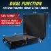 BEILLER Ping Pong Table Cover - Waterproof Outdoor/Indoor Dust Cover for Folding & Flat Tables - 11.5x7.8ft - Fits 9x5ft Tables - Black - Buy Online on GoSupps.com