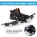 WOLF ARMOR Lightweight Terrain Snowshoes with Trekking Poles - Fully Adjustable Bindings - Includes Carrying Tote Bag - Easy to Wear - Available in Sizes 21-30 - Ideal for Men, Women, and Youth (180-250lbs) - Buy Online on GoSupps.com