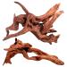 WDEFUN Natural Driftwood for Aquarium Decor,Assorted Branches Decorations on Reptile Fish Tank 9-14 inch(pack of 2)