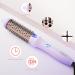K&K 1.25 Inch Curling Iron Brush - Ceramic Tourmaline Ionic Hot Brush for Loose Curls & Volume Dual Voltage Travel Ready 350°F Heater Purple - Buy Online on GoSupps.com