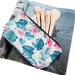 PREMYO Small Cosmetic Bag for Handbag | Stylish Makeup & Pencil Case for Girls | Floral Design Makeup Organizer - Buy Online on GoSupps.com
