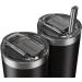 Hidrate Spark PRO 20oz Tumbler Black with 3 Bonus Straws - Buy Online on GoSupps.com