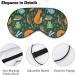 Cute Forest Animals Sleep Mask - Adjustable Strap Eye Cover for Sleeping and Travel - Blocks Light for Men and Women - Buy Online on GoSupps.com