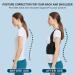 Back Brace Posture Corrector for Men & Women - Adjustable Scoliosis Support & Hunchback Straightener (Medium 31-35 Inch - Buy Online on GoSupps.com