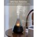 JIAWEN 150ML Ultrasonic Cool Mist Essential Oil Diffuser - Air Fresh Aromatherapy Humidifier with LED Candle Light for Home & Office in Black - Buy Online on GoSupps.com