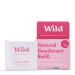 Wild - Natural Refillable Deodorant - Vegan & Eco-Friendly - Aluminium Free - Long Lasting Protection - 100% Natural Ingredients - Jasmine & Mandarin Blossom Refill - 40g Jasmine & Mandarin Blossom 40 g (Pack of 1)