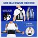 Back Brace Posture Corrector - Adjustable Support for Men & Women | Relief for Scoliosis Hunchback & Back Pain | Medium Size - Buy Online on GoSupps.com