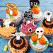 16Pcs Cake Toppers Halloween Cupcake Toppers Cake Insert Cards For Party Cake Decoration Halloween Cupcake Toppers - Buy Online on GoSupps.com