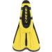 Cressi Agua Short Swim Fins - Self-Adjustable Full Foot Pocket - Yellow/Black - US 11.5/12.5 EU 45/46 - Buy Online on GoSupps.com