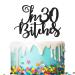 Tenhaisi Glitter Black I'm 30 Bitches Cake Topper for Women Happy 30th Birthday Anniversary Cake Decoration - Dirty Thirty - Talk 30 to Me Cake Topper Funny Adult 30th Birthday Party Decoration
