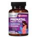 Prenatal Vitamins for Women - Multivitamin with DHA Folic Acid Vitamin C B12 Iron & Omega-3 - Before During & Post Pregnancy Supplement for Healthy Growth & Brain Development - 60 Softgels 60 Count (Pack of 1)
