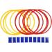Sensory Training Hoops Hand Foot Coordination Balance Exercise Free Combination 10pcs Eco Friendly Hopscotch Hoop for Jumping Activities Dia 47cm / 18.5in - Buy Online on GoSupps.com