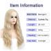 SHINYSHOW 26 Blond 613 Long Wavy Wig | Middle Part Synthetic Halloween Cosplay Wig for Women - Buy Online on GoSupps.com