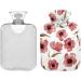 Shop Naanle 2L Hot Water Bottle - Poppy Flowers | Pain Relief for Menstrual Cramps & Heat Therapy | Large Transparent Design - Buy Online on GoSupps.com