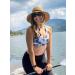 FURTALK Women's Wide Brim Sun Hat UPF Summer Straw Hat with Wind Lanyard - Khaki Medium-Large - Buy Online on GoSupps.com